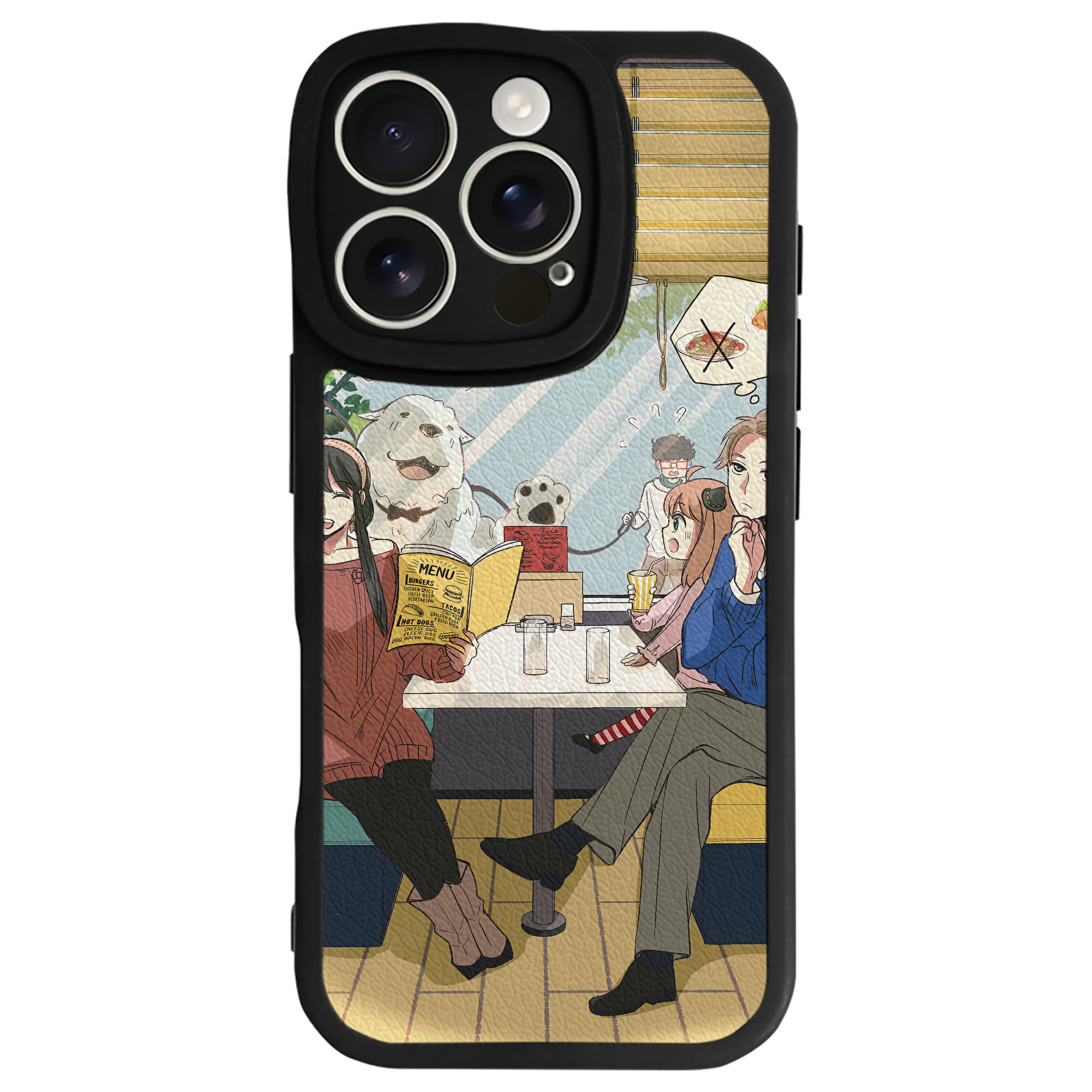 （画像用） SPY×FAMILY间谍家家酒 【iPhone 16シリーズ対応】シリコンスマホケース（レザー調） 材質：シリコン